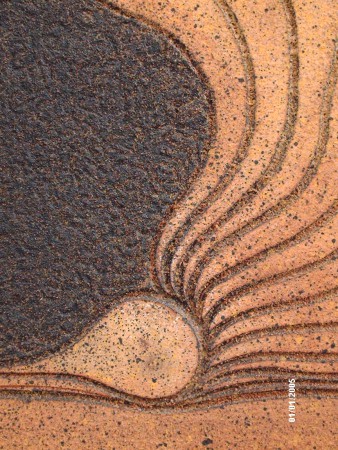 " Pensiero."      (polimaterico su legno cm. 5x32x36)